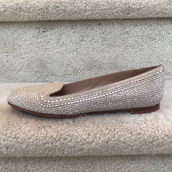 Valentino Silver Micro-Stud Smoking Slipper - Picture 15 of 16